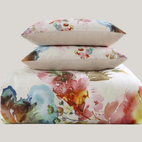 Bebejan Antique Flowers Reversible Queen Comforter Set - Picture 5 of 6